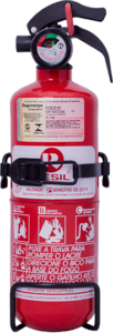 Suporte para extintores automotivos de 1 kg diâmetro 84mm